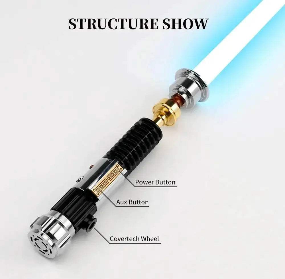  Obi-Wan Kenobi Proffie 2.2 Programmable Smooth Swing Lightsaber with Pixel Blade - TXQSABER Laser Sword Toy -  ToylandEU™