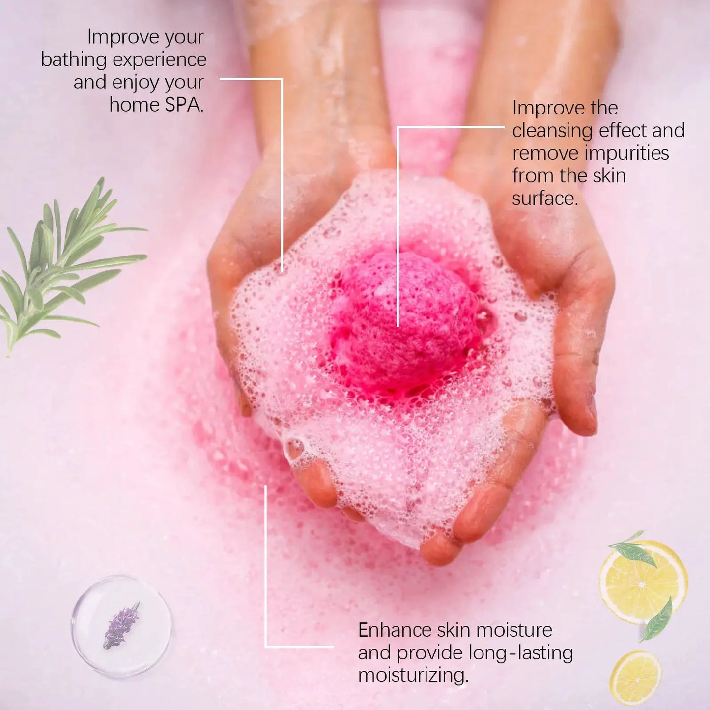  OceAura Bath Bombs Lavender Relaxing Spa Experience -  ToylandEU™