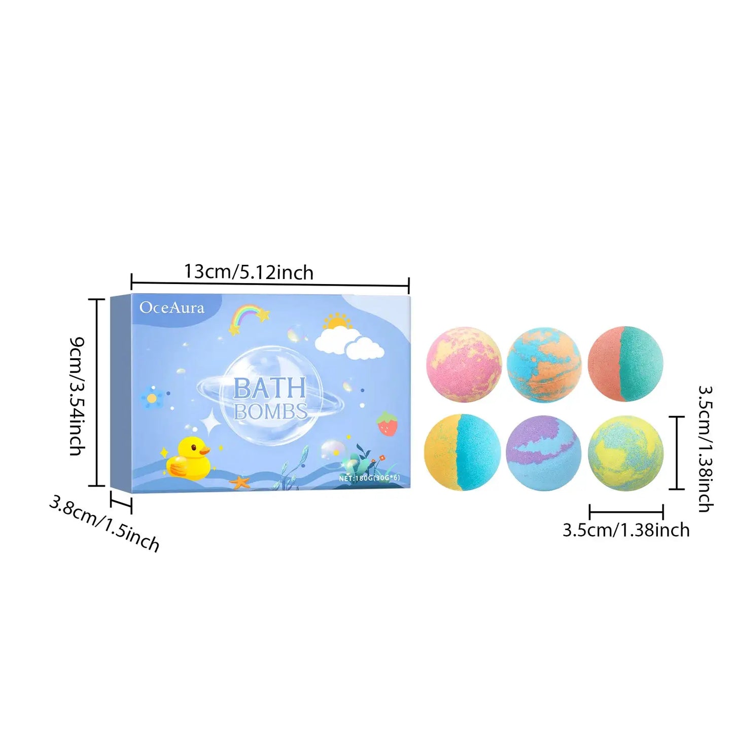 OceAura Bath Bombs Lavender Relaxing Spa Experience -  ToylandEU™