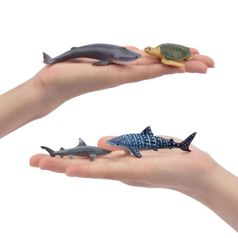  Ocean Animal Figure Set Mini PVC Figures Toylandeu 