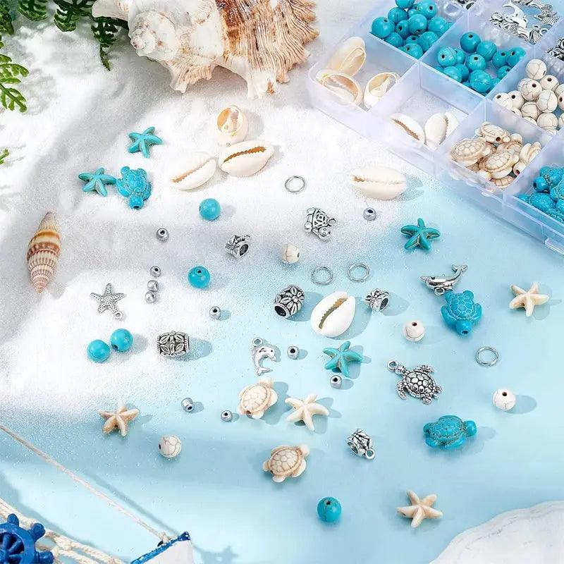  Ocean Beach Friendship Bracelet Kit Durable Clay Beads -  ToylandEU™