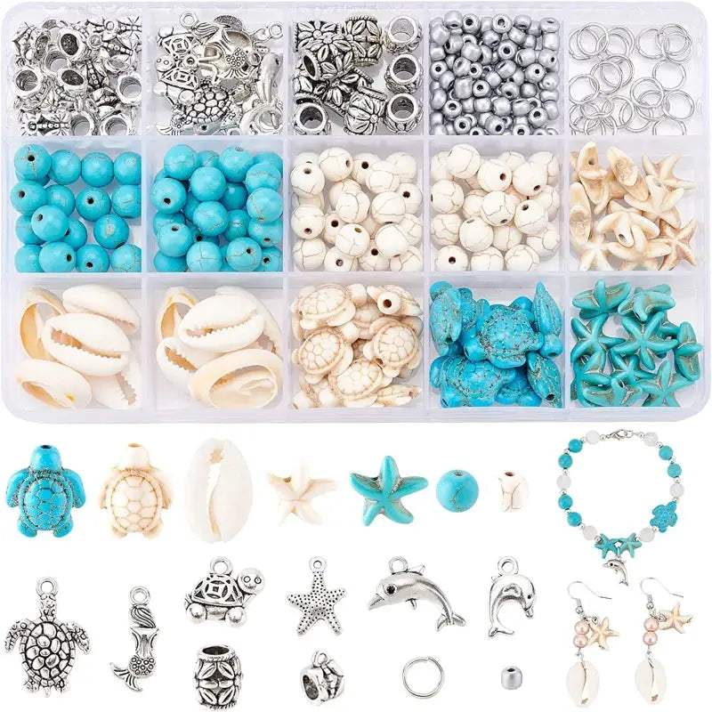 Ocean Beach Friendship Bracelet Kit With Clay Beads - ToylandEU