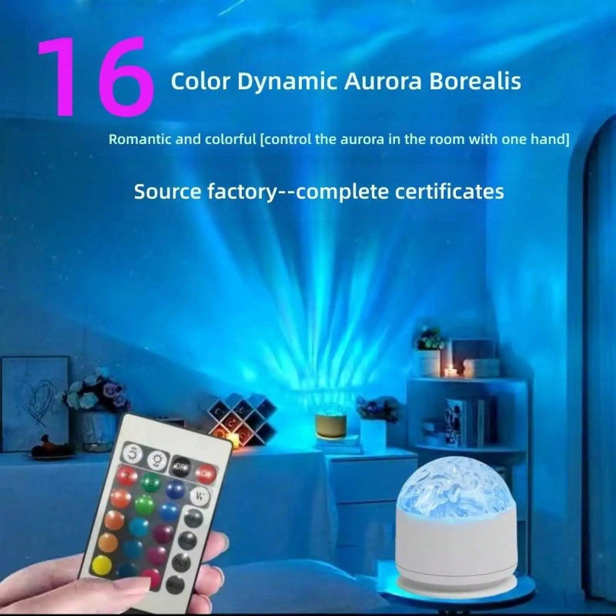 Ocean Wave Projector | 16 LED Colors | Toylandeu™