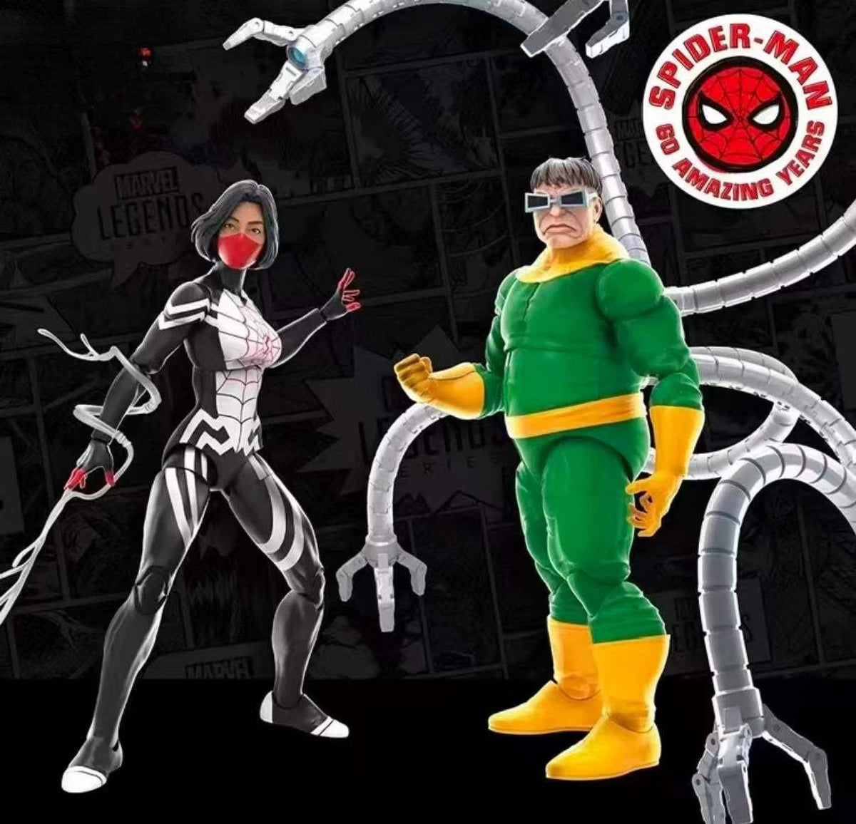 Octopus Action Figure | 6 Inch 2 Pack | Toylandeu™
