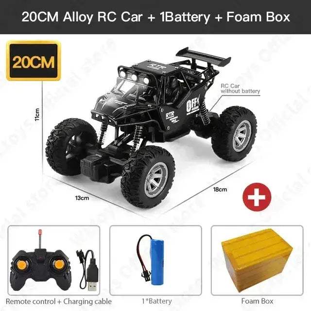 Off Road 4WD RC Car With Premium LED Lighting Remote - ToylandEU