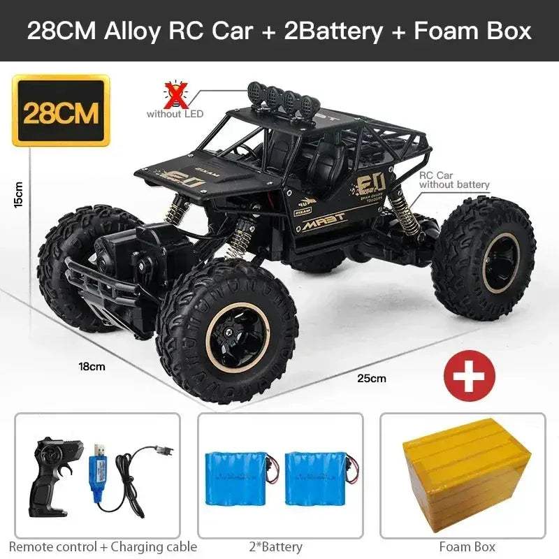 Off Road 4WD RC Car With Premium LED Lighting Remote - ToylandEU
