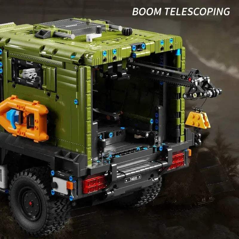 Off Road Ambulance Building Blocks With Realistic Steering - ToylandEU