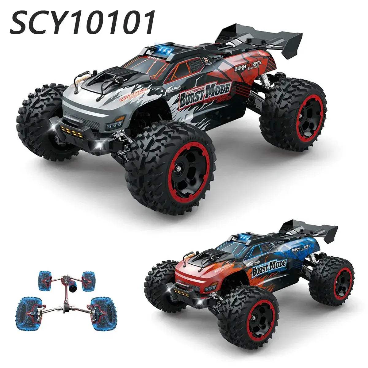 Off Road High Speed Remote Control Monster Truck Scale - ToylandEU