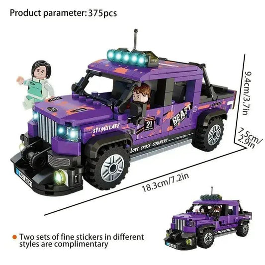  Off Road Lego Compatible Building Block Set Durable ABS -  ToylandEU™