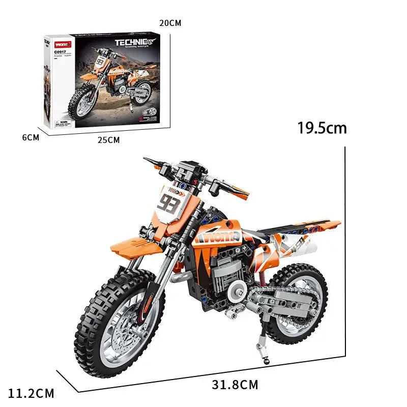  Off Road Motorcycle Building Block Set 434 Pieces Lego -  ToylandEU™