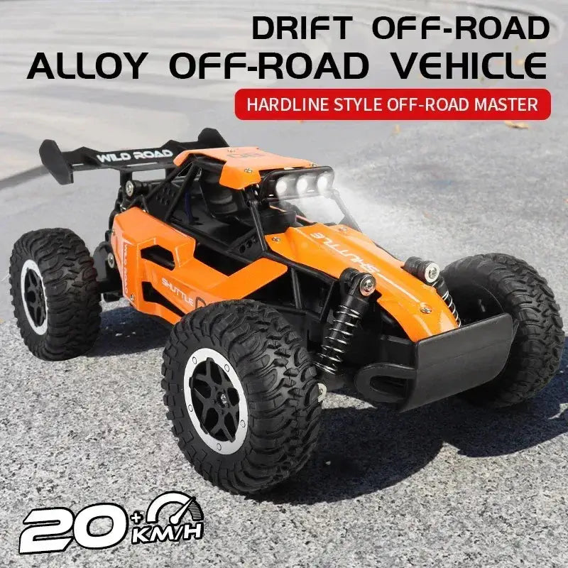 Off-Road RC Car With LED Lights 2WD Remote-Control Outdoors - ToylandEU