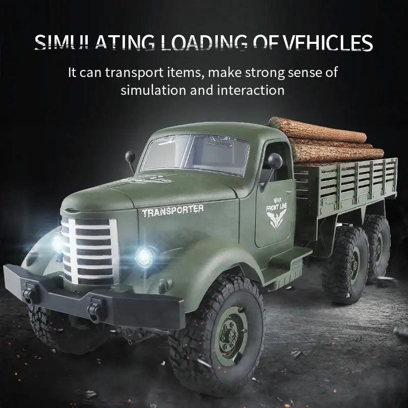  Off Road Six Wheels RC Car Military Truck Rugged Fun -  ToylandEU™