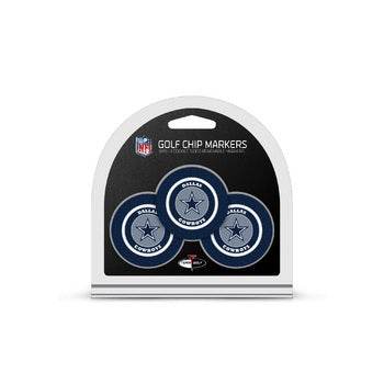 Official Dallas Cowboys Golf Chip With Marker Three Pack - ToylandEU