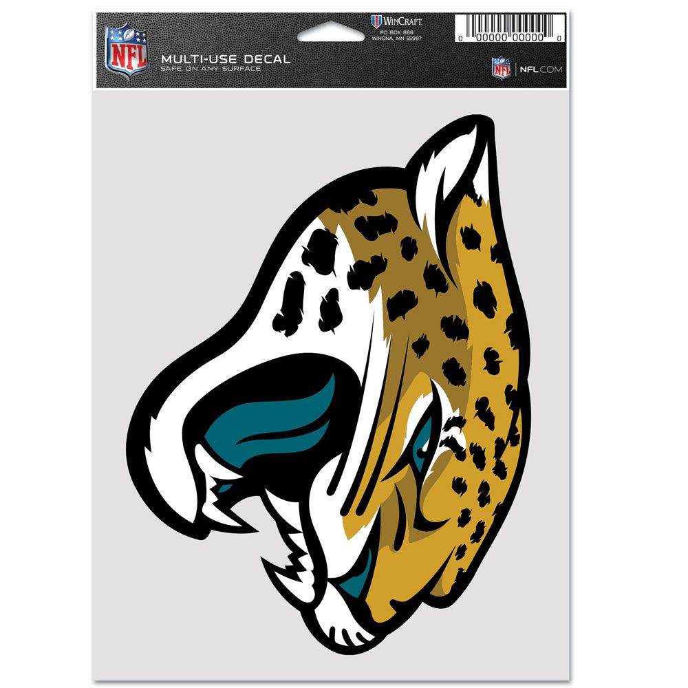 Official Jacksonville Jaguars Multi Use Fan Decal Pack - ToylandEU