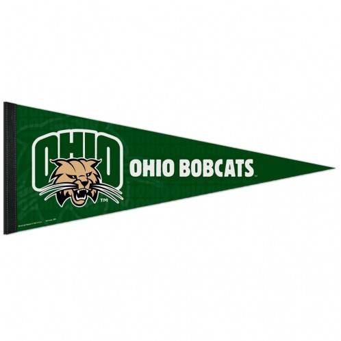 Official Ohio Bobcats 12x30 Premium Wool Felt Pennant - ToylandEU