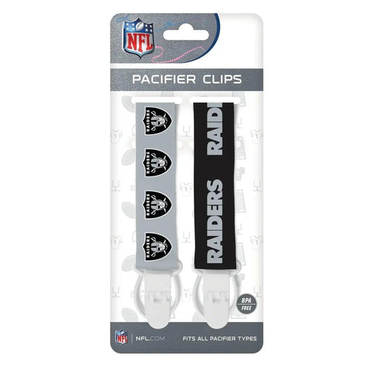 Officially Licensed Las Vegas Raiders Pacifier Clips 2 Pack -  ToylandEU™