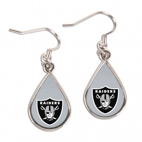Officially Licensed Las Vegas Raiders Tear Drop Earrings - ToylandEU