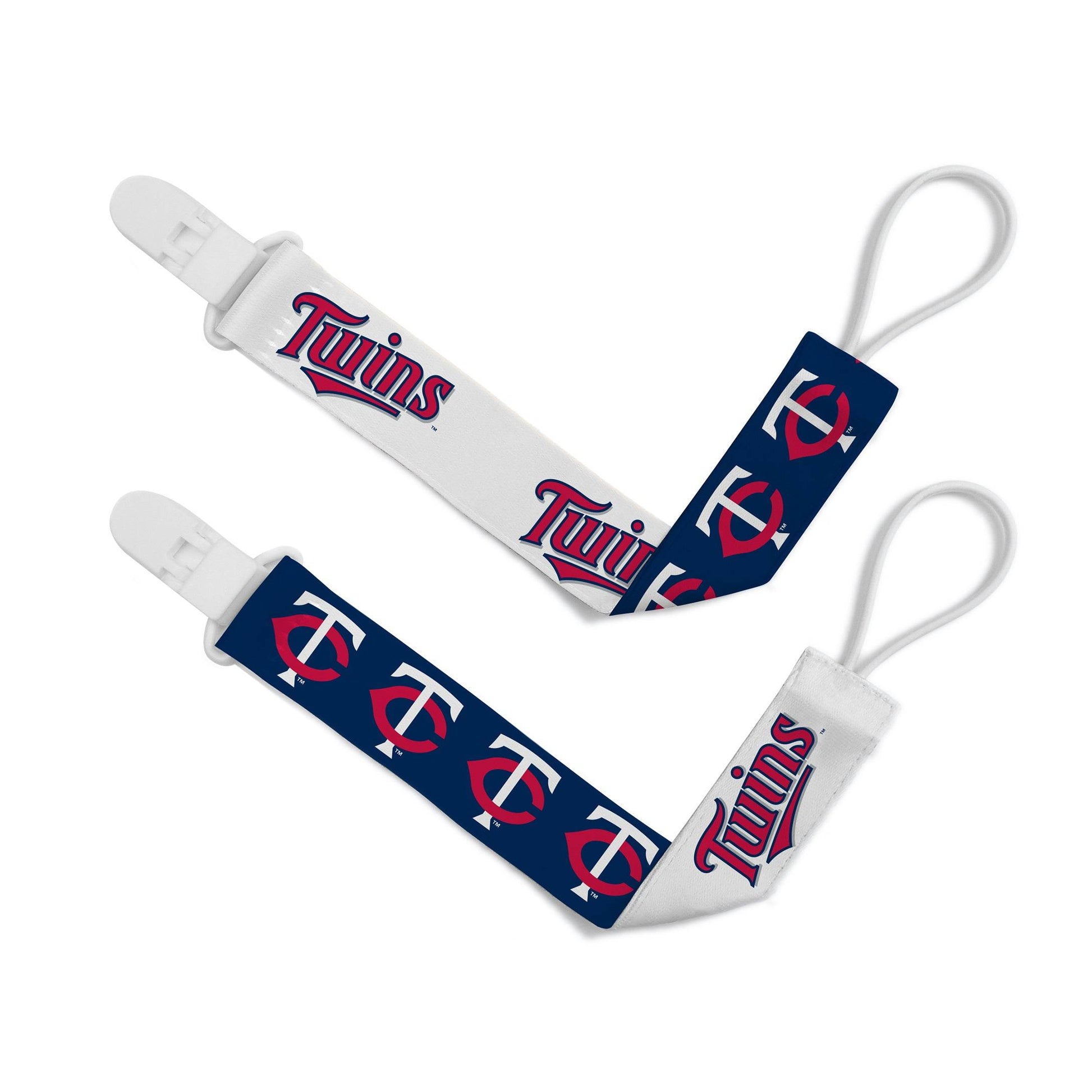 Officially Licensed Minnesota Twins Pacifier Clips 2 Pack - ToylandEU