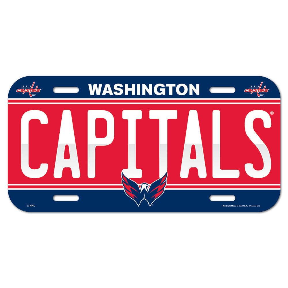 Officially Licensed Washington Capitals Plastic Plate - ToylandEU