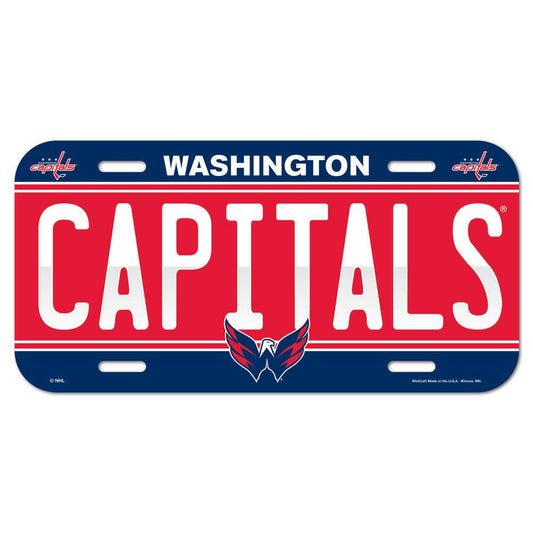 Officially Licensed Washington Capitals Plastic Plate - ToylandEU