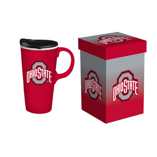 Ohio State Buckeyes 17oz Travel Mug Gift Boxed Leak Proof - ToylandEU