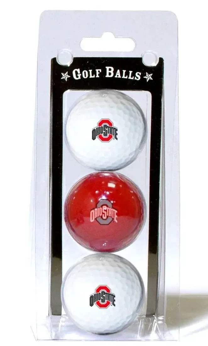 Ohio State Buckeyes 3 Pack of Golf Balls - ToylandEU