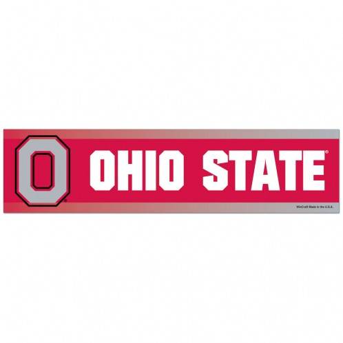 Ohio State Buckeyes Bumper Sticker Decal 3x12 Inches - ToylandEU
