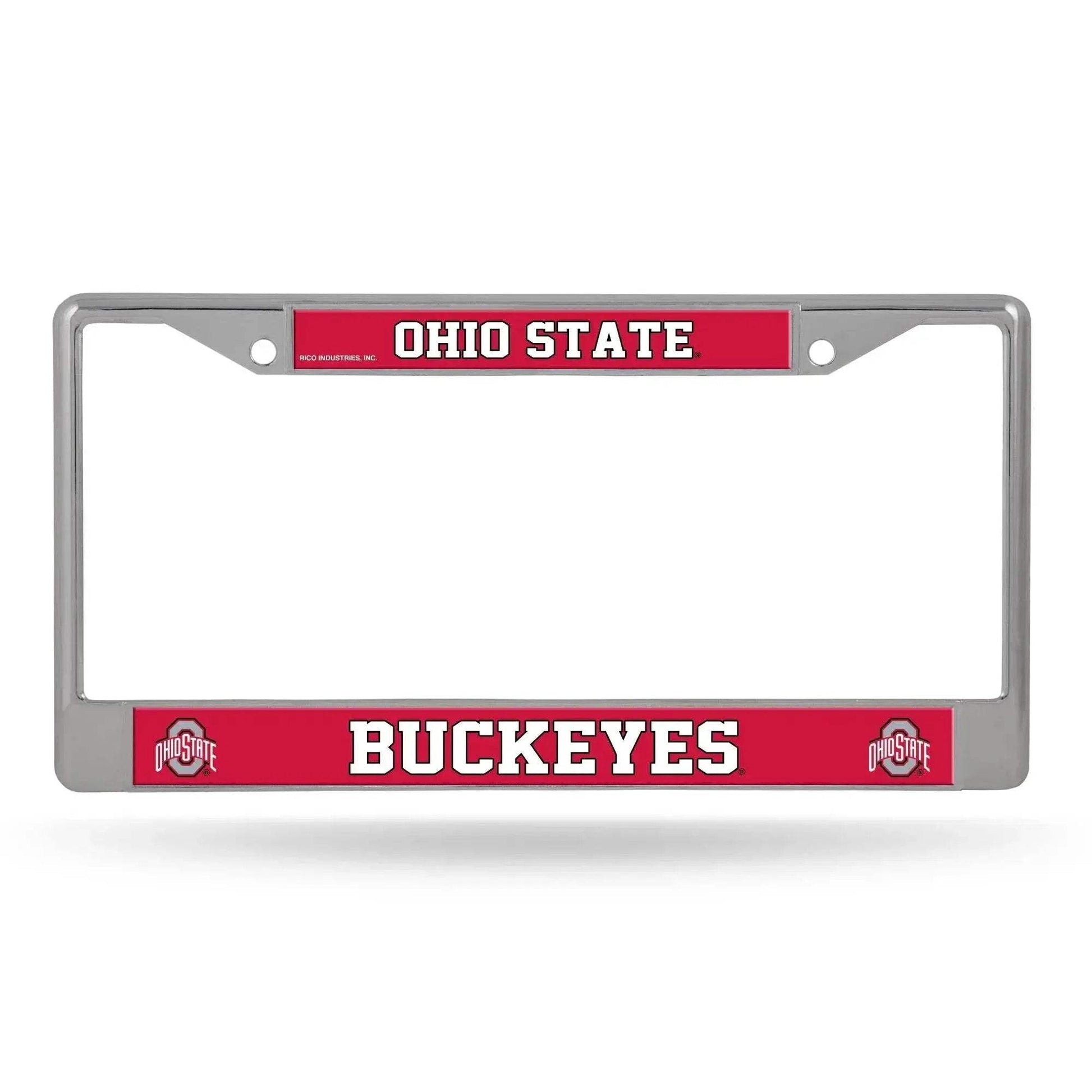  Ohio State Buckeyes Chrome License Plate Frame With Logo -  ToylandEU™