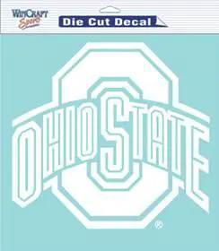  Ohio State Buckeyes Decal 8x8 Die Cut White -  ToylandEU™