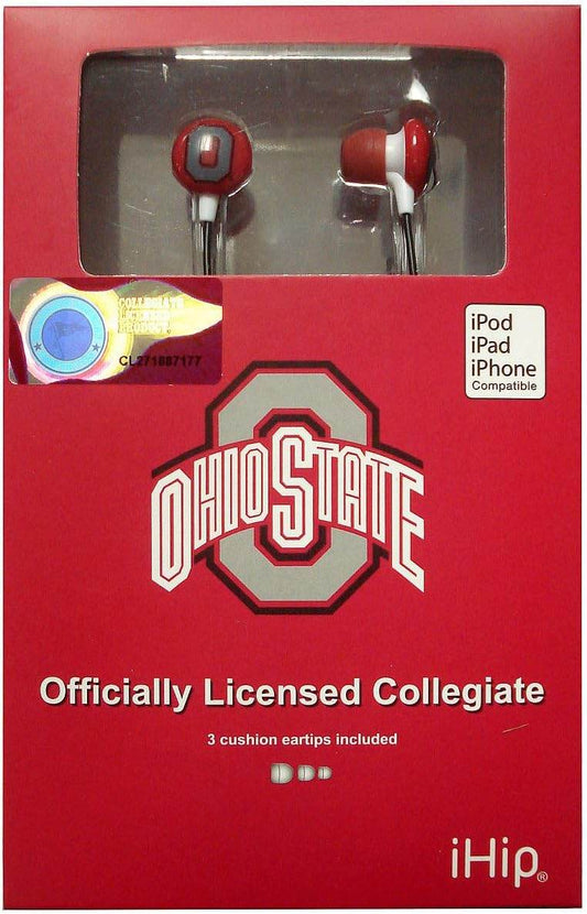 Ohio State Buckeyes Ear Buds Officially Licensed Audio - ToylandEU