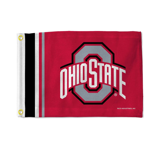 Ohio State Buckeyes Flag 12x17 Striped Utility Flag Outdoor - ToylandEU