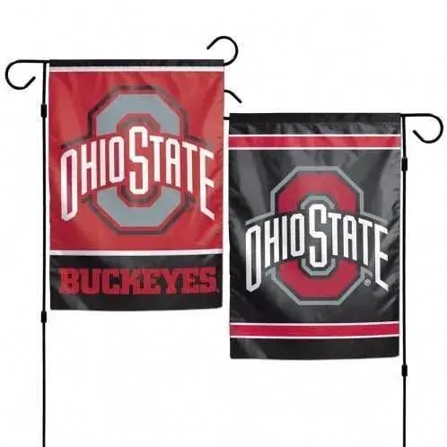  Ohio State Buckeyes Flag 12x18 Garden Style 2 Sided -  ToylandEU™