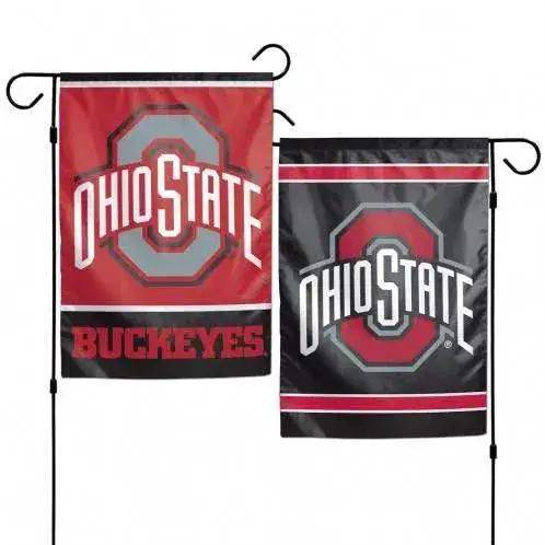 Ohio State Buckeyes Flag 12x18 Garden Style 2 Sided - ToylandEU