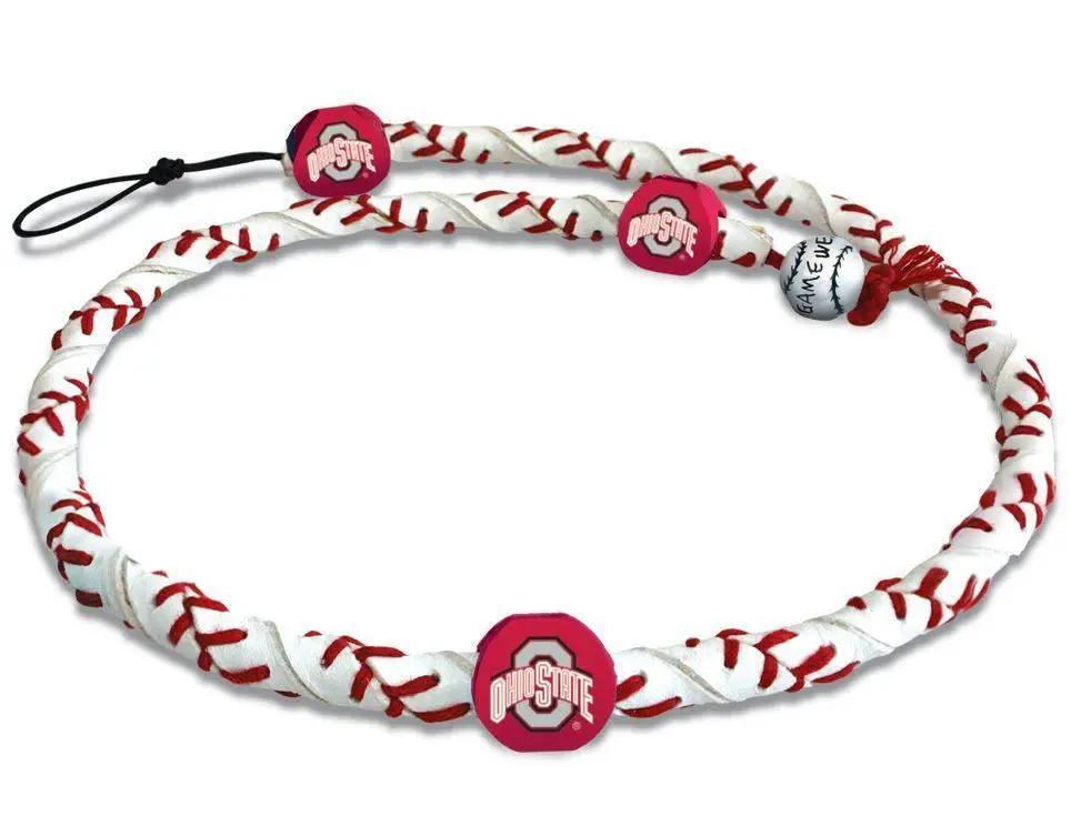  Ohio State Buckeyes Frozen Rope Baseball Necklace GameWear -  ToylandEU™