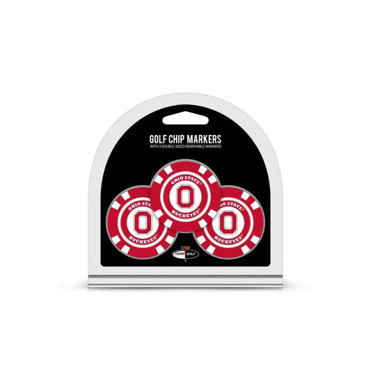  Ohio State Buckeyes Golf Chip With Marker Magnetic 3 Pack -  ToylandEU™