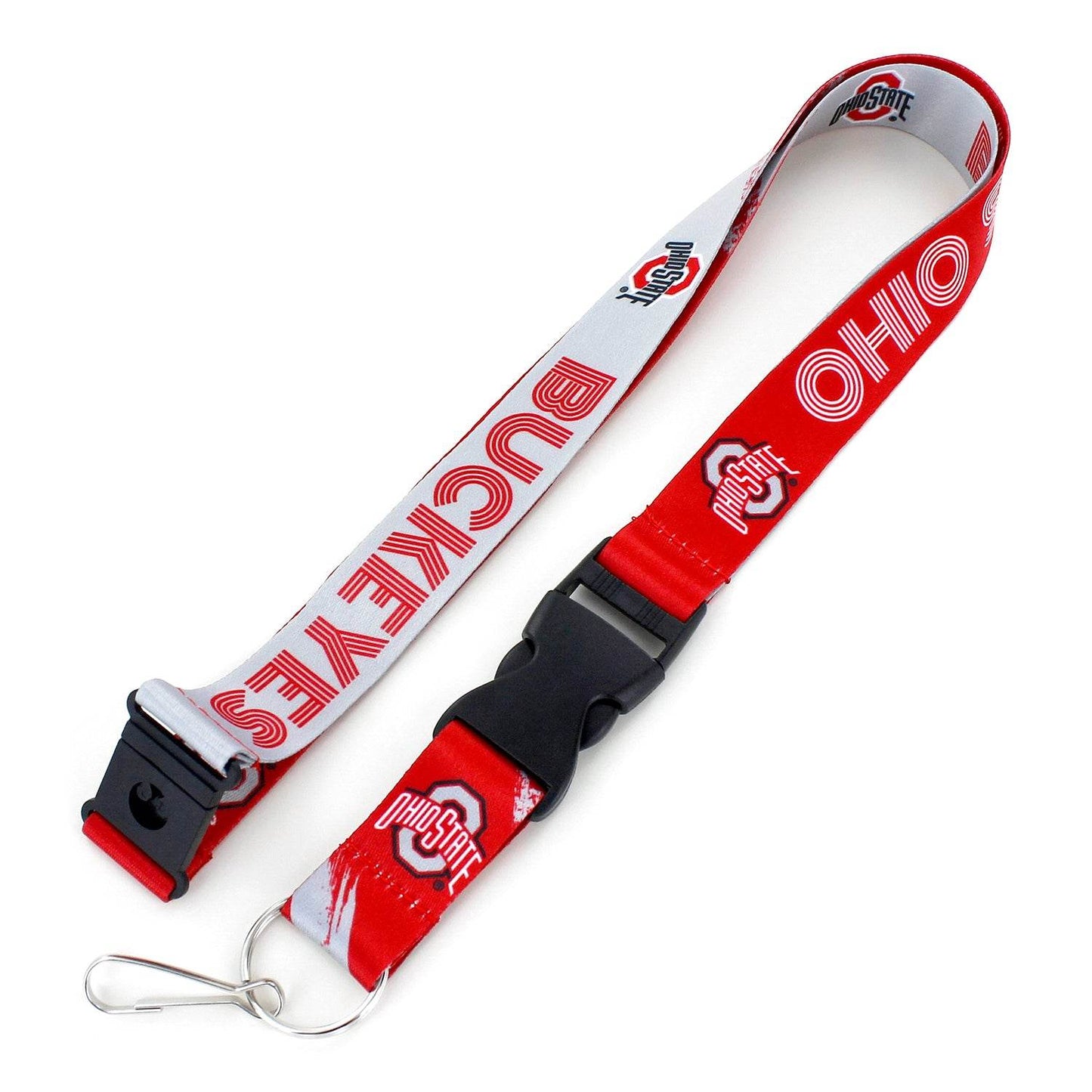 Ohio State Buckeyes Lanyard Crossfade Design Breakaway Clip - ToylandEU
