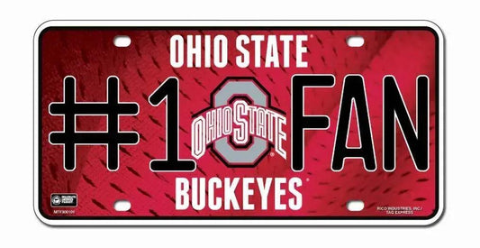  Ohio State Buckeyes License Plate #1 Fan -  ToylandEU™