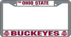 Ohio State Buckeyes License Plate Frame Chrome -  ToylandEU™