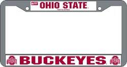 Ohio State Buckeyes License Plate Frame Chrome - ToylandEU