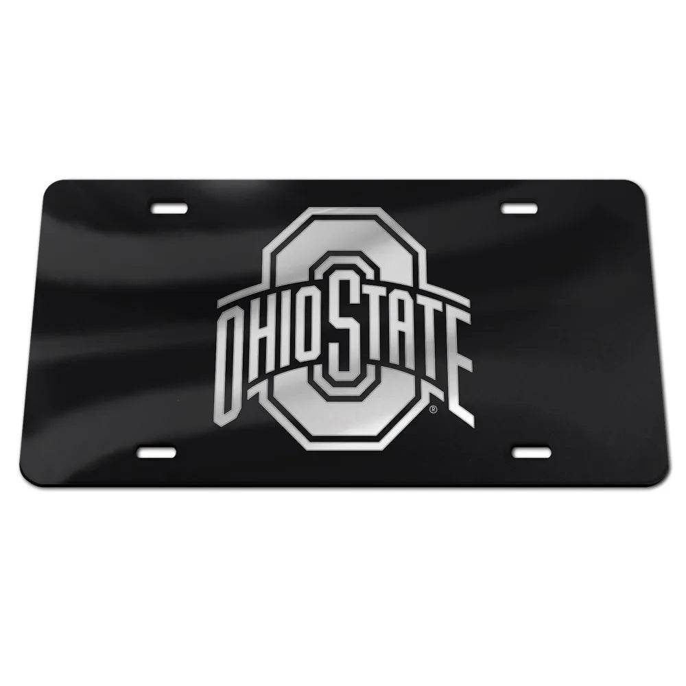 Ohio State Buckeyes License Plate Frame Inlaid Style Black - ToylandEU