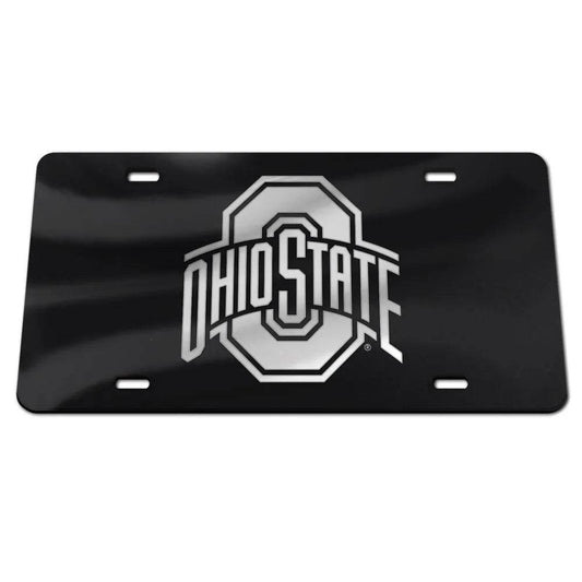 Ohio State Buckeyes License Plate Frame Inlaid Style Black - ToylandEU