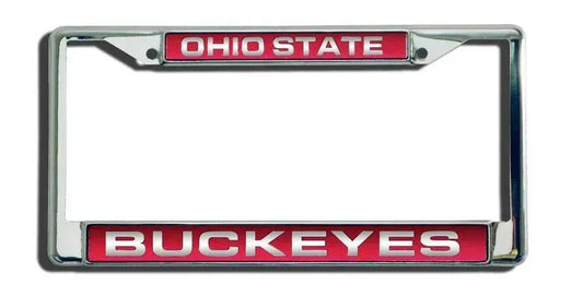  Ohio State Buckeyes License Plate Frame Laser Cut Chrome -  ToylandEU™