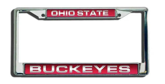  Ohio State Buckeyes License Plate Frame Laser Cut Chrome -  ToylandEU™