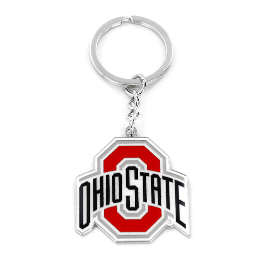 Ohio State Buckeyes Logo Keychain Detachable Split Ring - ToylandEU