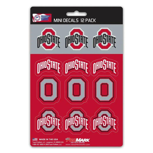  Ohio State Buckeyes Mini 1 Inch Decal Set 12 Pack Vinyl -  ToylandEU™