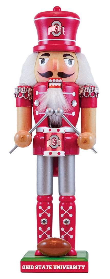 Ohio State Buckeyes Nutcracker Collectible Wood Display - ToylandEU