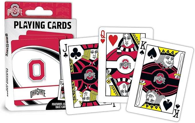 Ohio State Buckeyes Playing Cards Logo Alternate Set - ToylandEU
