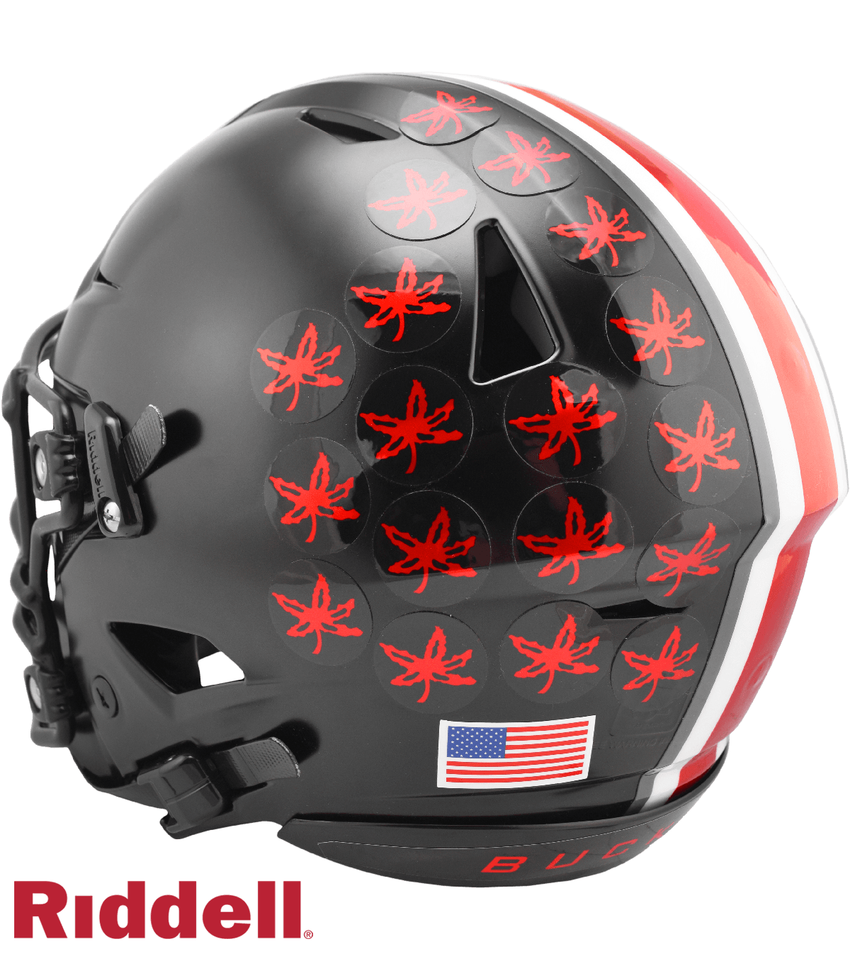 Ohio State Buckeyes Riddell SpeedFlex Helmet Black Elite - ToylandEU