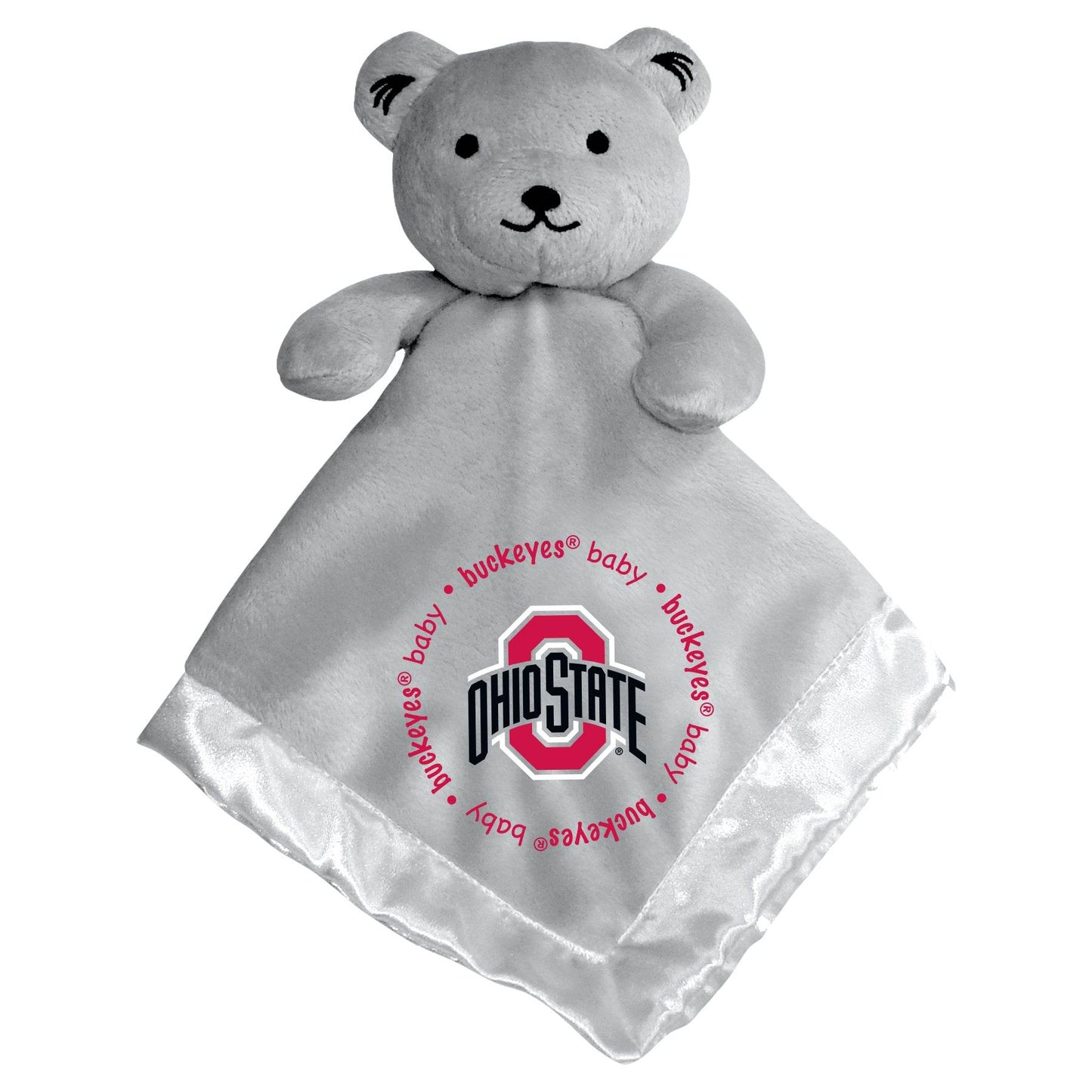 Ohio State Buckeyes Security Plush Bear Gray 14x14 Inches - ToylandEU