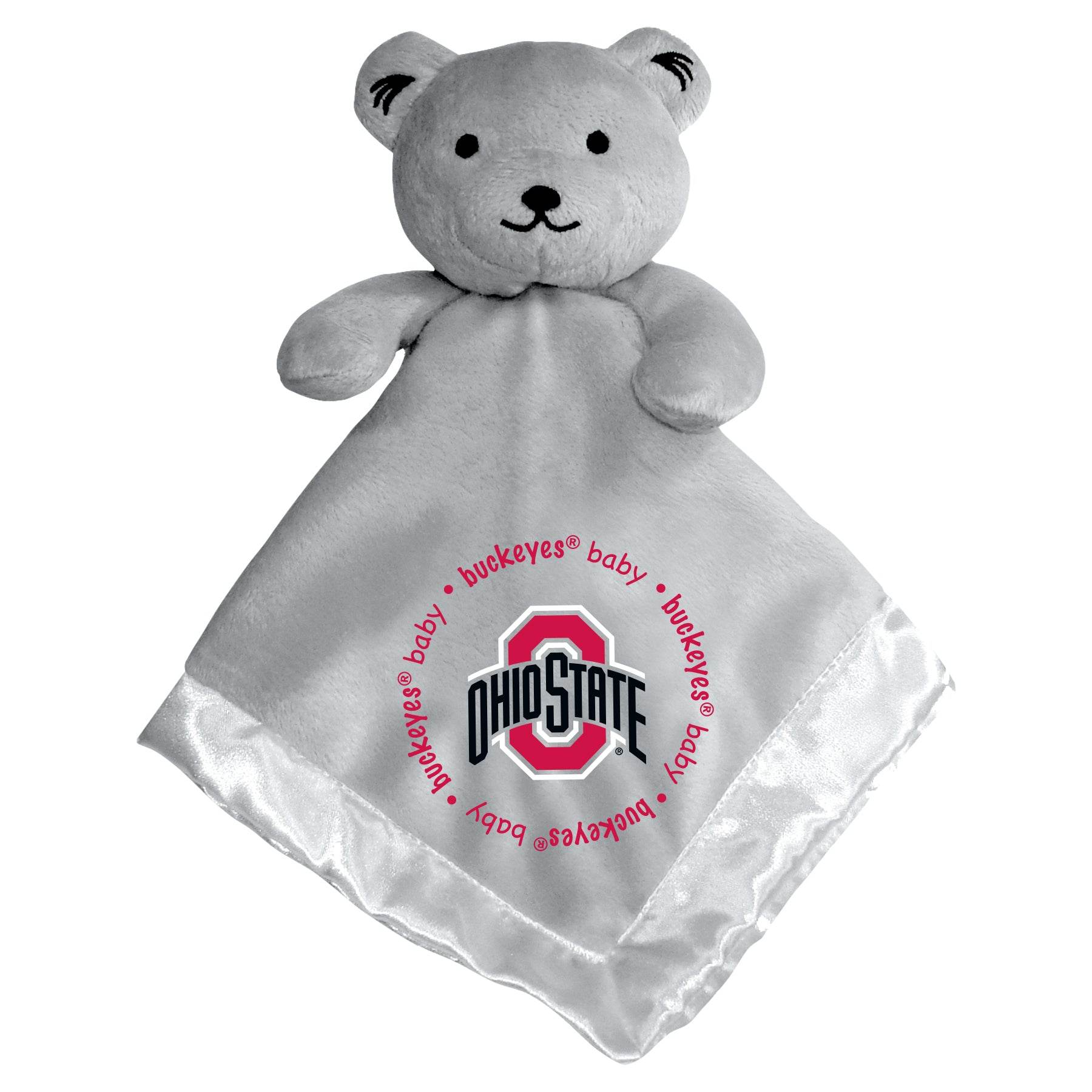 Ohio State Buckeyes Security Plush Bear Gray 14x14 Inches - ToylandEU